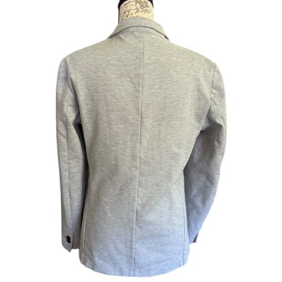 Zara Gray Comfort Jacket Single Button Blazer Size Medium - Picture 2 of 6